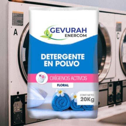 Detergente en Polvo Floral Gevurah presentacion 20 kilos