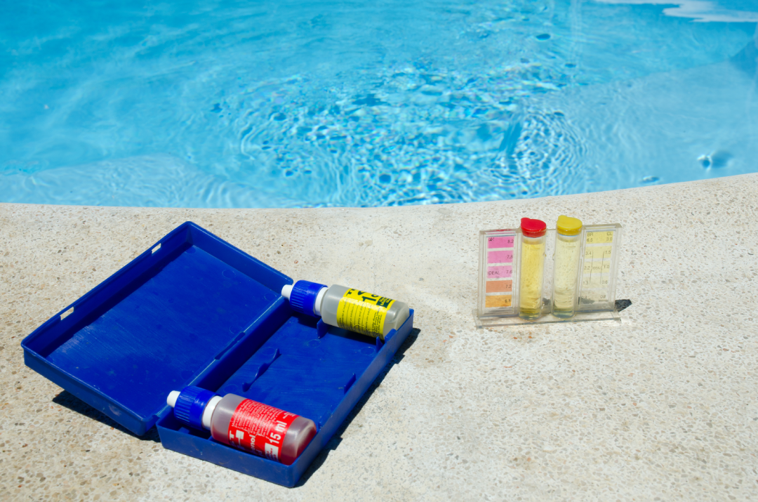 Kit analisis piscina vista superior Taylor