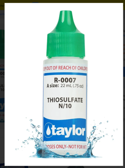 Reactivo R-0007 Taylor